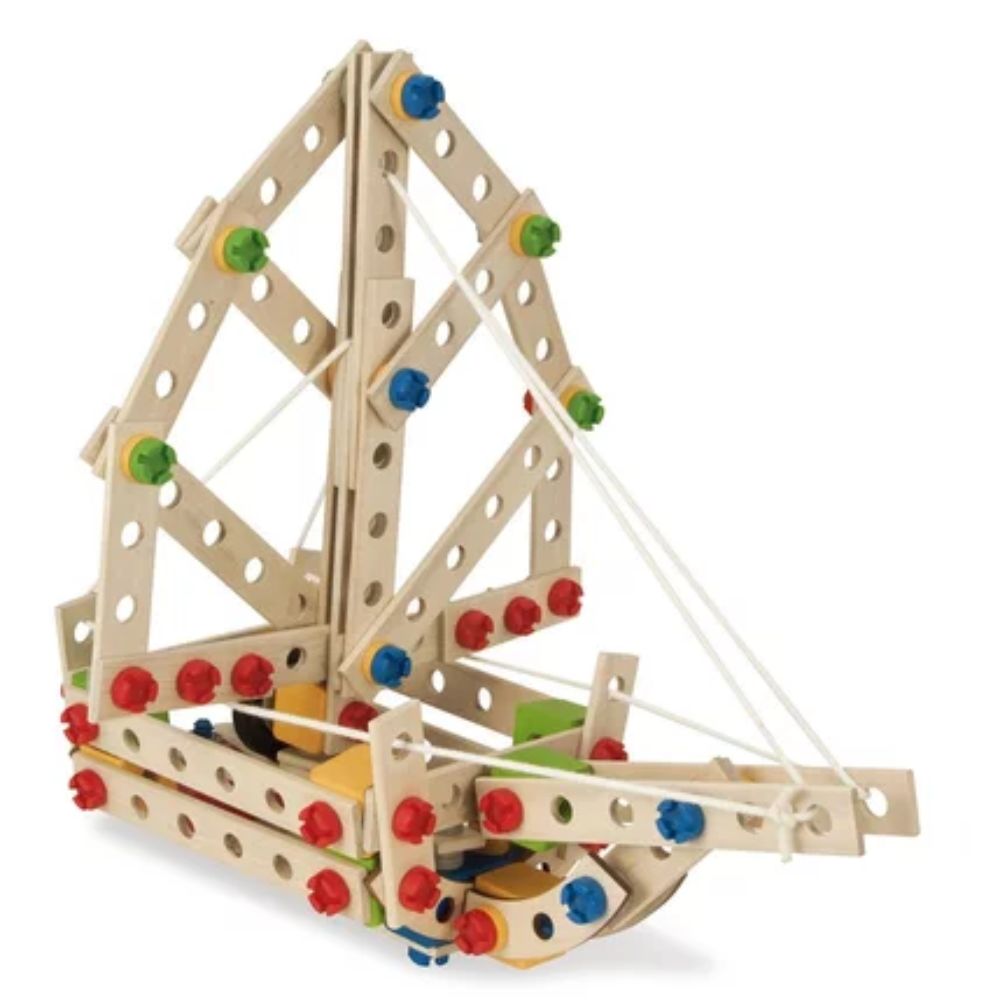 Rakennussarja 5in1 puinen 225 osaa Helikopteri Eichhorn - Image 5