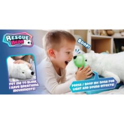 Rescue Bear jääkarhu pehmolelu äänet & valot