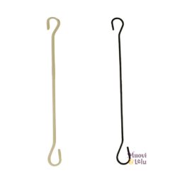 S-koukku amppelille 40 cm erilaisia