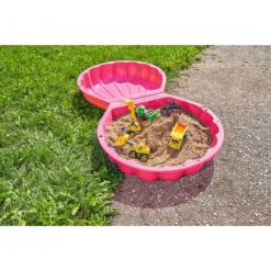 Simpukka-allas 2kpl 86x89x23 cm pinkki