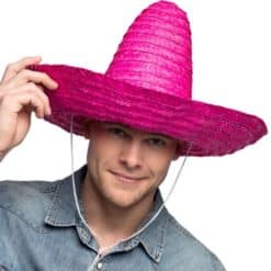Sombrero-Hattu Aikuisten Pinkki