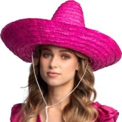 Sombrero-Hattu Aikuisten Pinkki