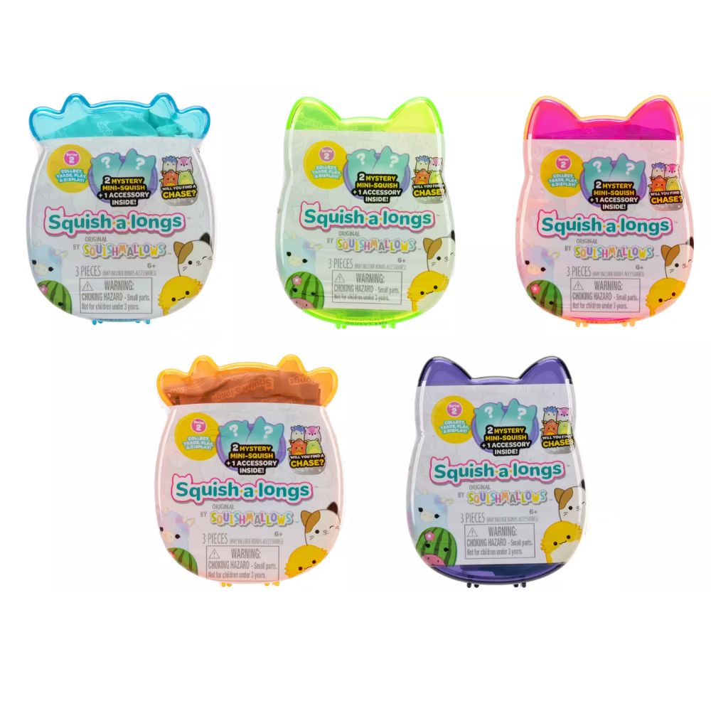 Squish-A-Longs Hahmo 2 kpl Yllätys erilaisia