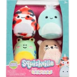 Squishmallows Squishville Pond Squad -pehmolelut 4 kpl