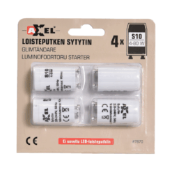 Sytytin loisteputkeen S10 4 kpl normaali
