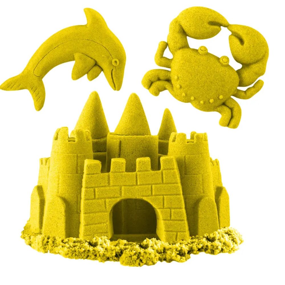 Värikäs kineettinen hiekka Kinetic Sand Neon Box 225 g (lajitelma) - Image 4