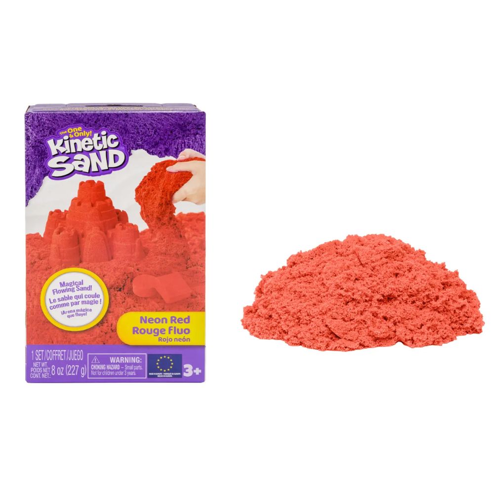 Värikäs kineettinen hiekka Kinetic Sand Neon Box 225 g (lajitelma) - Image 5