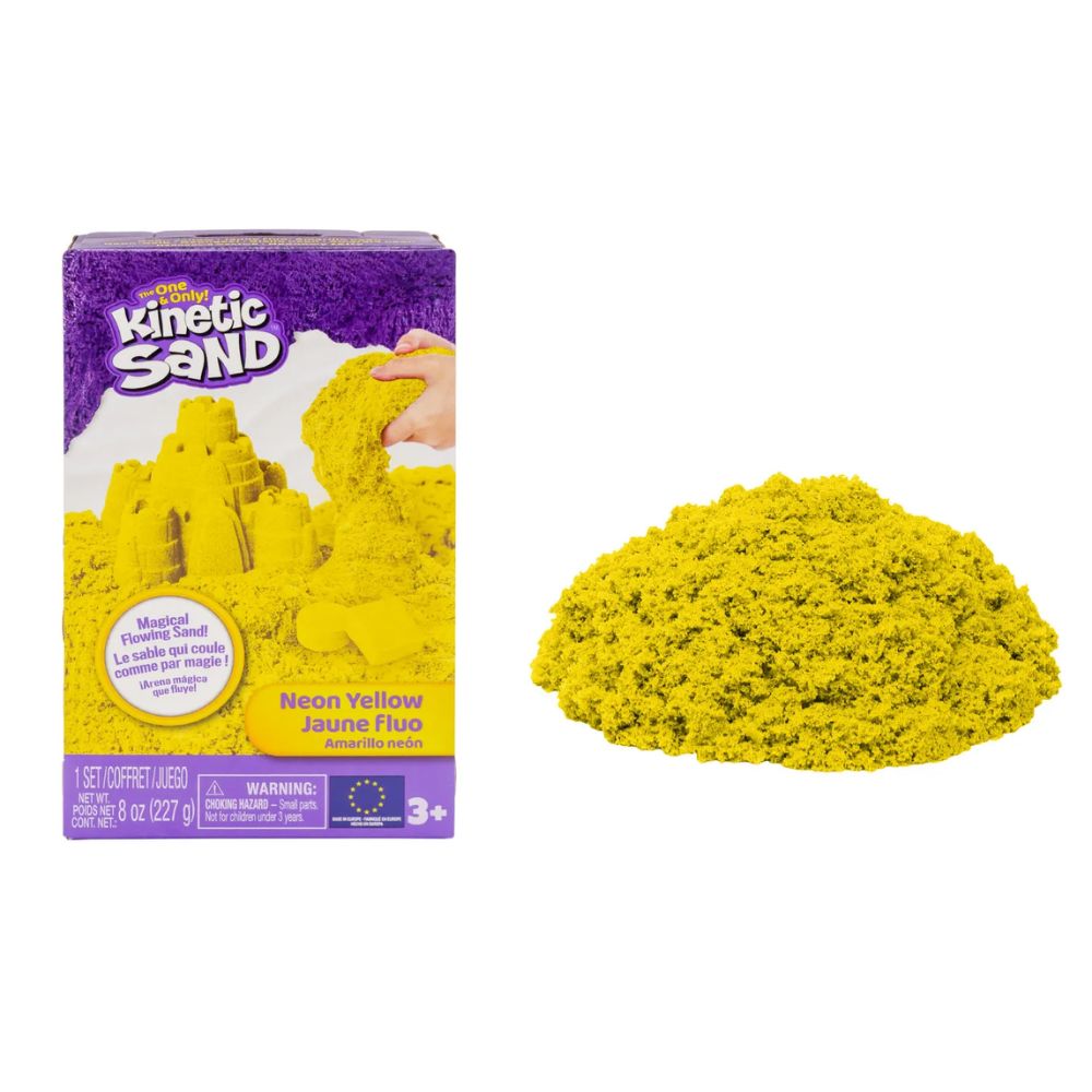 Värikäs kineettinen hiekka Kinetic Sand Neon Box 225 g (lajitelma) - Image 7