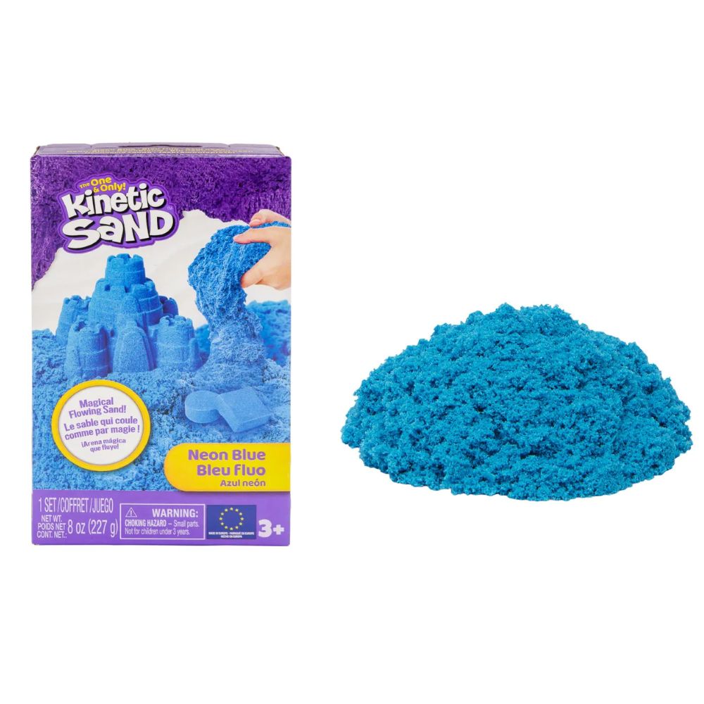 Värikäs kineettinen hiekka Kinetic Sand Neon Box 225 g (lajitelma) - Image 6