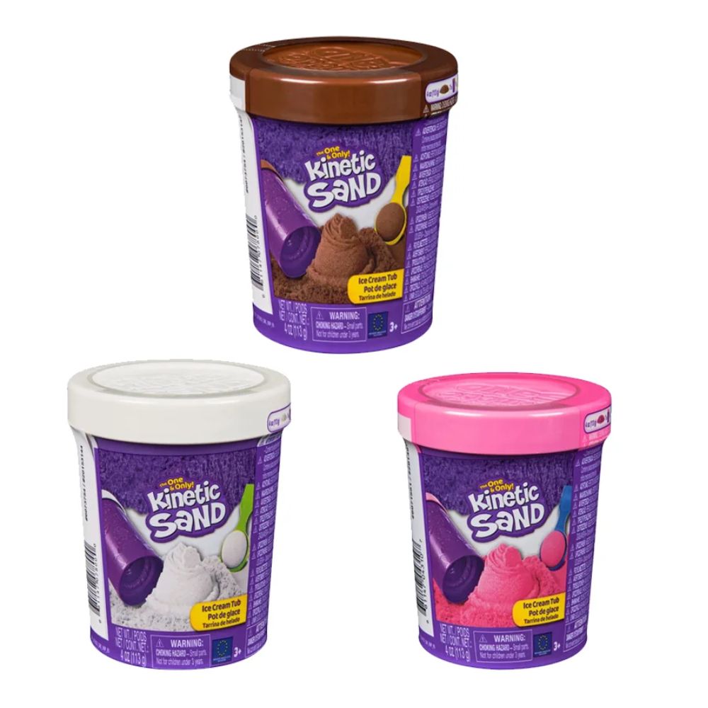 Taikahiekka Kinetic Jäätelöpurkki erilaisia