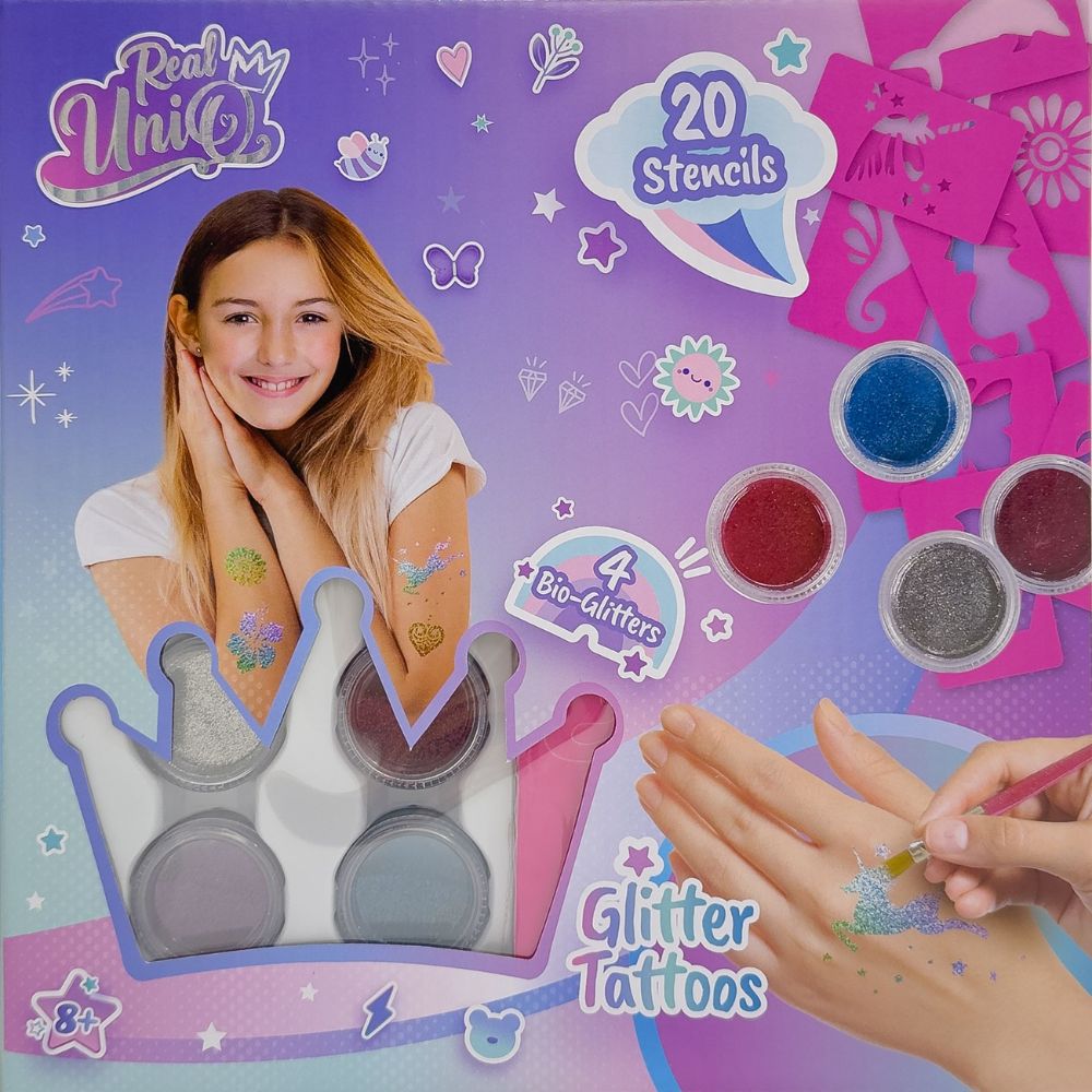 Tatuointi Glitter Real Uniq