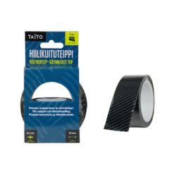 Teippi hiilikuitu 50 cm x 5 m musta