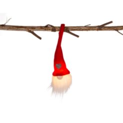 Tonttu valolla pun tai beige