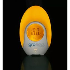 Väriä vaihtava lämpömittari, keltainen valo