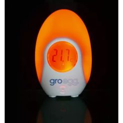 Väriä vaihtava lämpömittari, oranssi valo