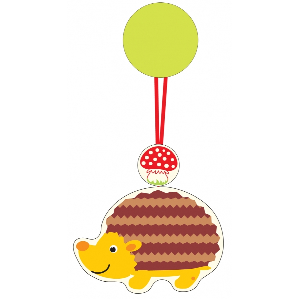 Vaunulelu puinen siili klipsi Hess