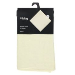 Vauvapyyhe hupulla 80x80 cm – vaaleanvihreä 4Living 100 % puuvillaa