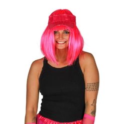 Visiiri lippa pinkki neon