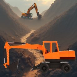 emek kaivuri oranssi tehty suomessa