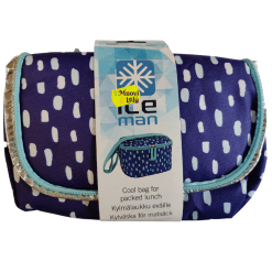 Kylmälaukku mini liila pilkullinen pehmeä 24x17x14 cm Iceman