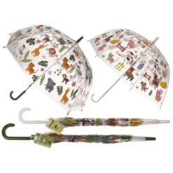 Sateenvarjo lasten läpinäkyvä erilaisia