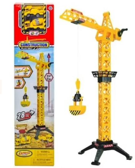 Nosturi 57 cm leikkisetti Junior Driver + 2 autoa - Image 2