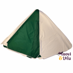 Alternative view of Päivänvarjokangas Ø180 cm vihreä/valkoinen