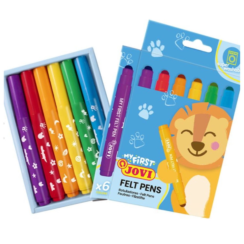 Huopakynä My First 6 värikynää