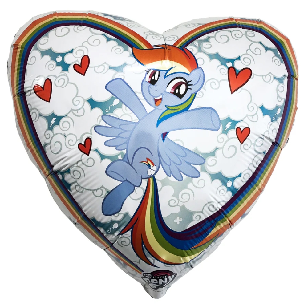Folioilmapallo my litlle pony sateenkaar