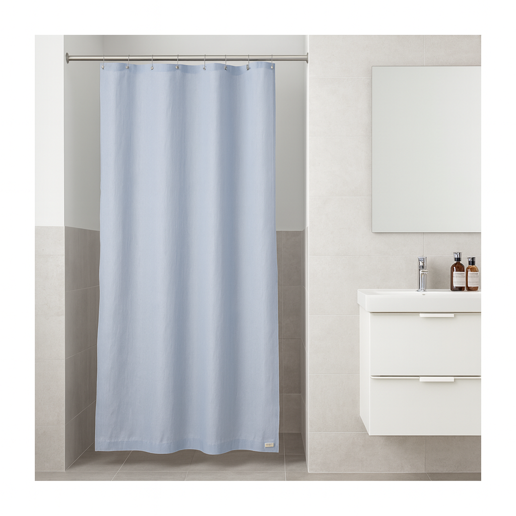 suihkuverho fria sininen