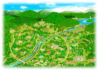 Sylvanian Families kaupungin kartta