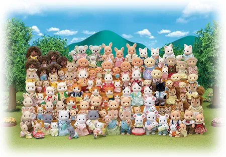 Sylvanian Families eläinperheitä on olemassa villieläimistä kotieläimiin ja vauvoista vaareihin.